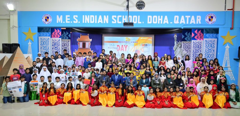 M.E.S INDIAN SCHOOL CELEBRATES WORLD HERITAGE DAY – 2024