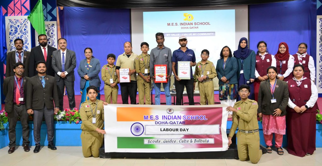 M E S STUDENTS LEAD INSPIRATIONAL LABOUR DAY ASSEMBLY