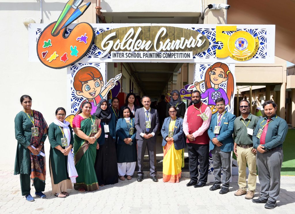 M.E.S CONDUCTS INTER-SCHOOL PAINTING COMPETITION GOLDEN CANVAS-24