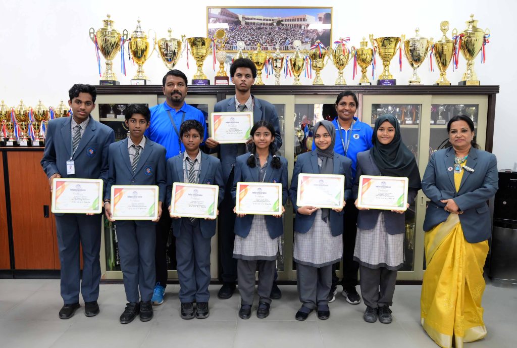 M.E.S STUDENTS OF EXCEPTIONAL TALENTS FETED AT ICC FELICITATION CEREMONY