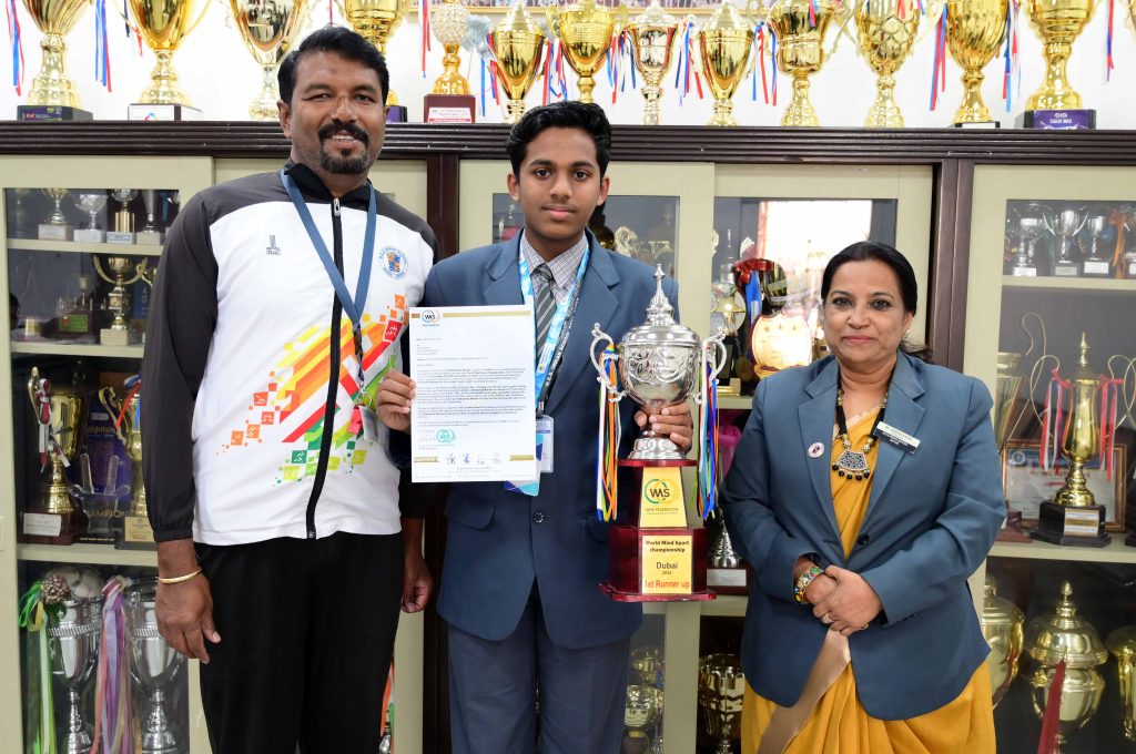 M.E.S STUDENT REPRESENTS QATAR IN WORLD MIND SPORTS CHAMPIONSHIP