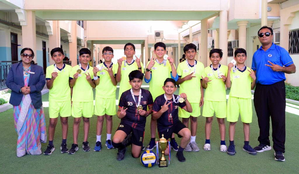 M.E.S VOLLEYBALL TEAMS EXHIBIT EXCEPTIONAL SKILLS AT SOP CHAMPIONSHIP