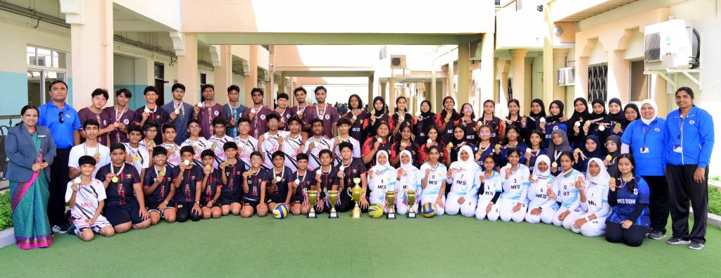 M.E.S CLAIMS TOP HONOURS IN CBSE QATAR CLUSTER VOLLEYBALL CHAMPIONSHIP, SHOWCASING UNMATCHED TALENT AND TEAMWORK