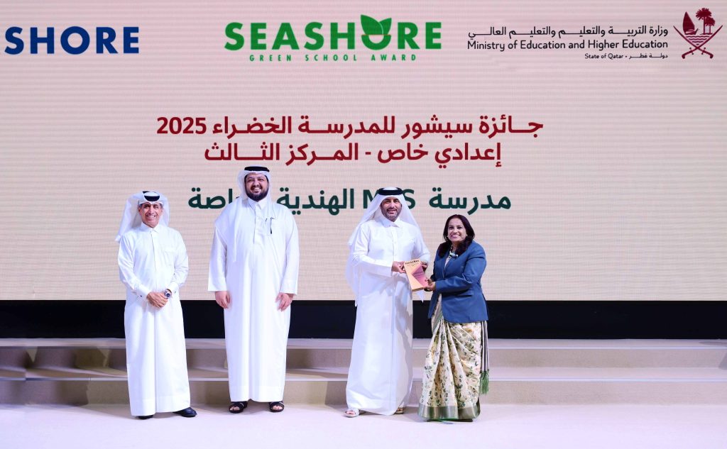M.E.S. WINS SEASHORE GREEN SCHOOL AWARD 2025 FOR SUSTAINABILITY EXCELLENCE