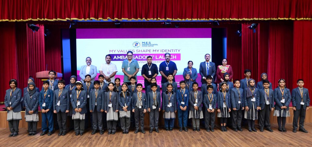 Shaping Identities Through Values: M.E.S. Indian School Evening Shift Celebrates Young Ambassadors