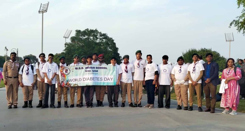 M.E.S CHAMPIONS HEALTH AWARENESS AT QATAR DIABETES WALKATHON 2025