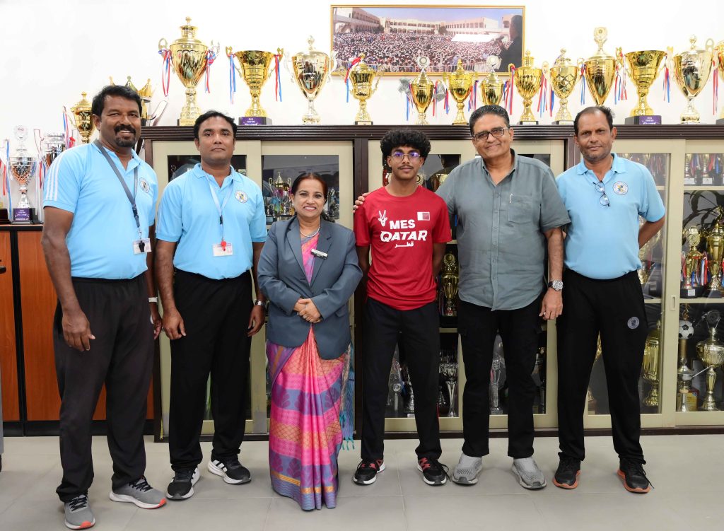 M.E.S ATHLETE SELECTED FOR SGFI FETED