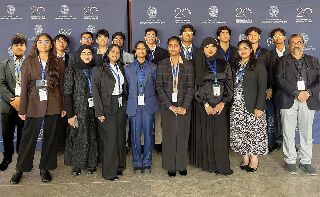 M.E.S STUDENT DELEGATES EARNS ACCOLADES AT GEORGETOWN MUN 2025 WITH STELLAR DIPLOMATIC ACUMEN