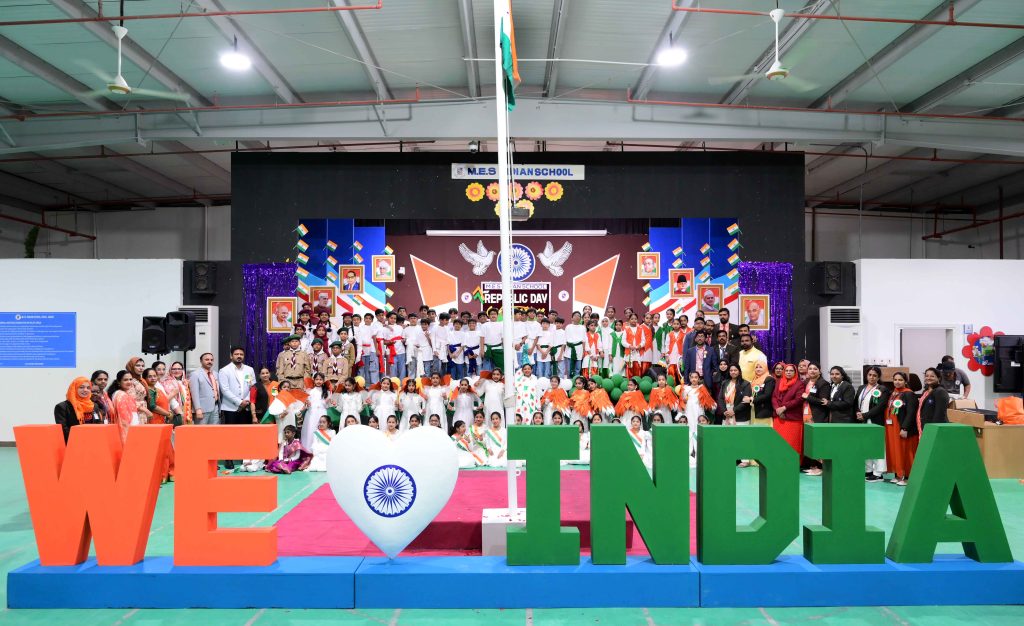 M.E.S COMMEMORATES 77TH REPUBLIC DAY WITH PATRIOTIC FERVOR