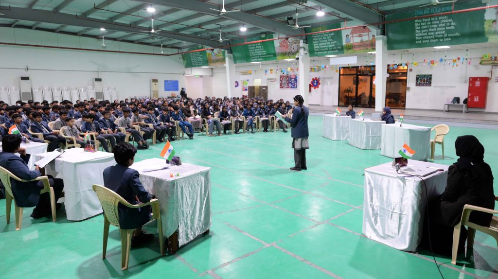 Republic Day Activities by M.E.S. Indian School (Evening Shift) Inspire Patriotism and Young Voices
