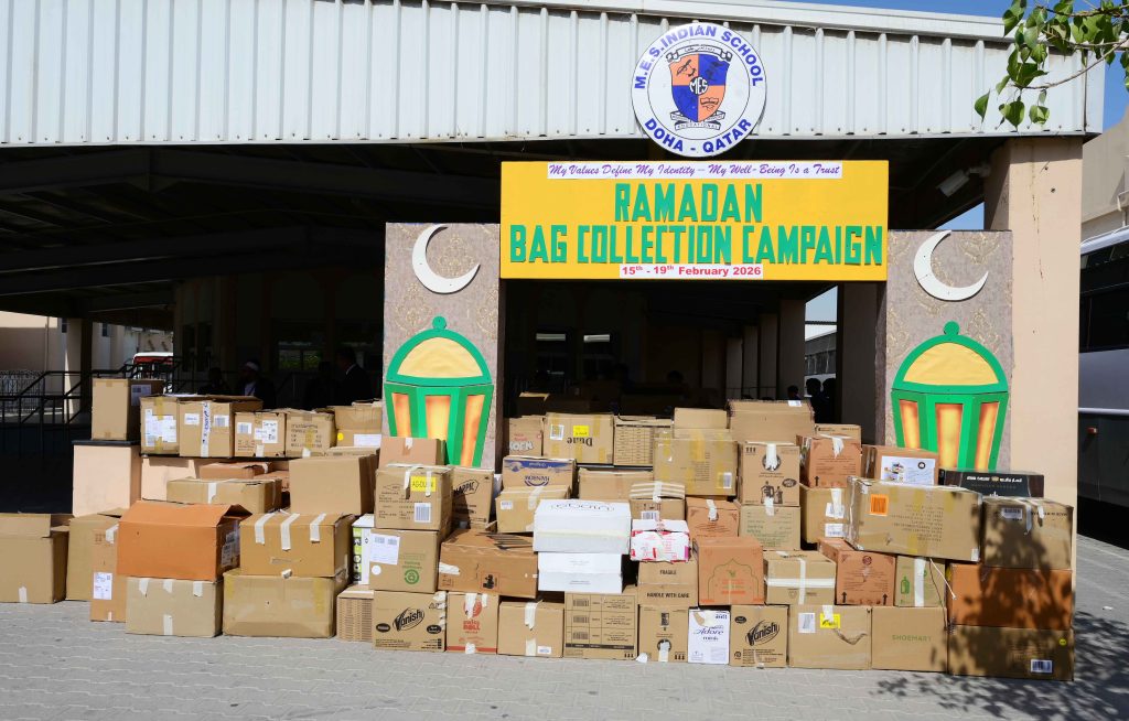 M.E.S STUDENTS CHAMPION COMPASSION THROUGH  RAMADAN CHARITY BASKETS INITIATIVE