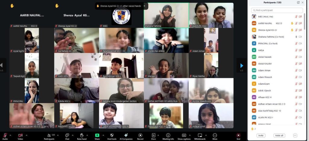 M.E.S CONDUCTS ONLINE RESILIENCE-BUILDING SESSION “SAFE TODAY – STRONG TOMORROW” FOR STUDENTS