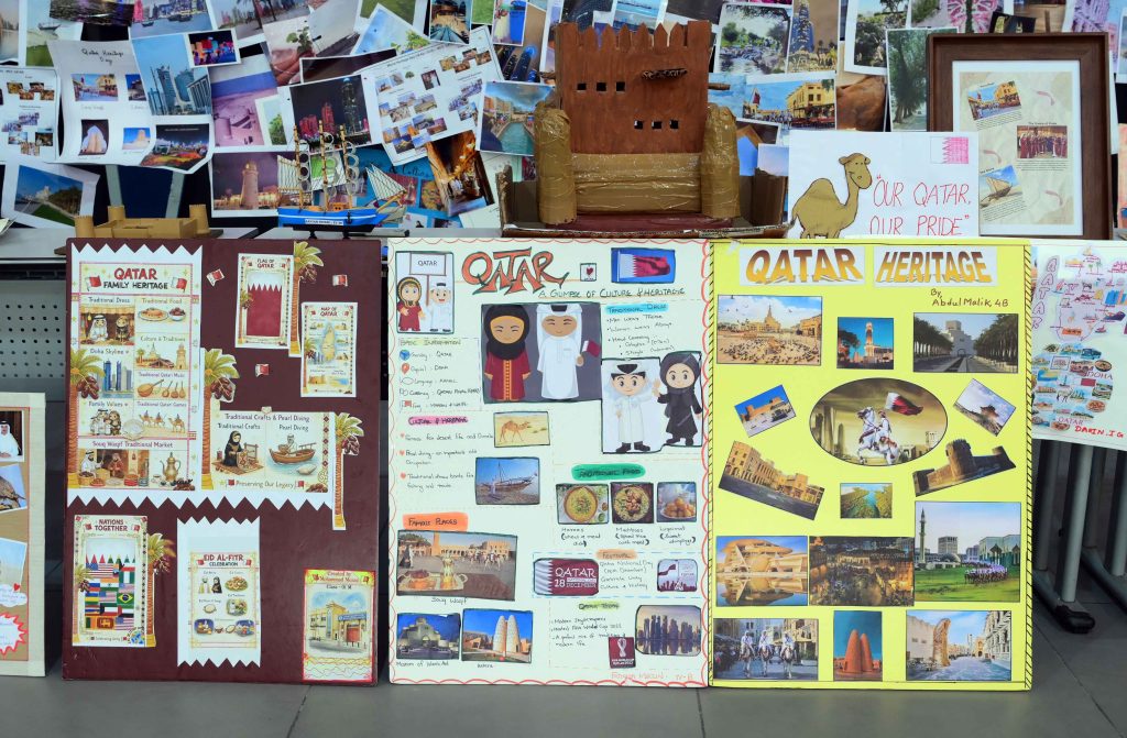 M.E.S. Indian School (Evening Shift) Celebrates World Heritage Day with Cultural Pride and Creativity