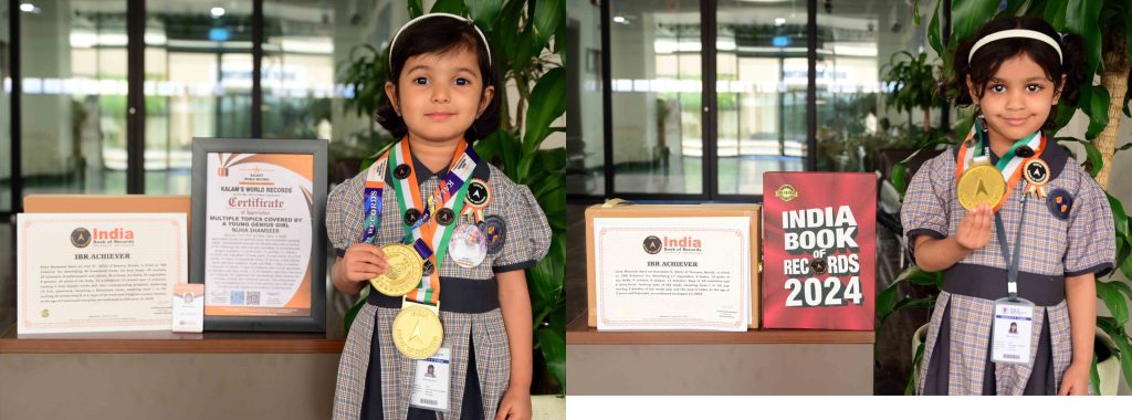 M.E.S CELEBRATES EXCEPTIONAL YOUNG TALENTS FOR EARNING “IBR ACHIEVER” TITLE FROM INDIA BOOK OF RECORDS