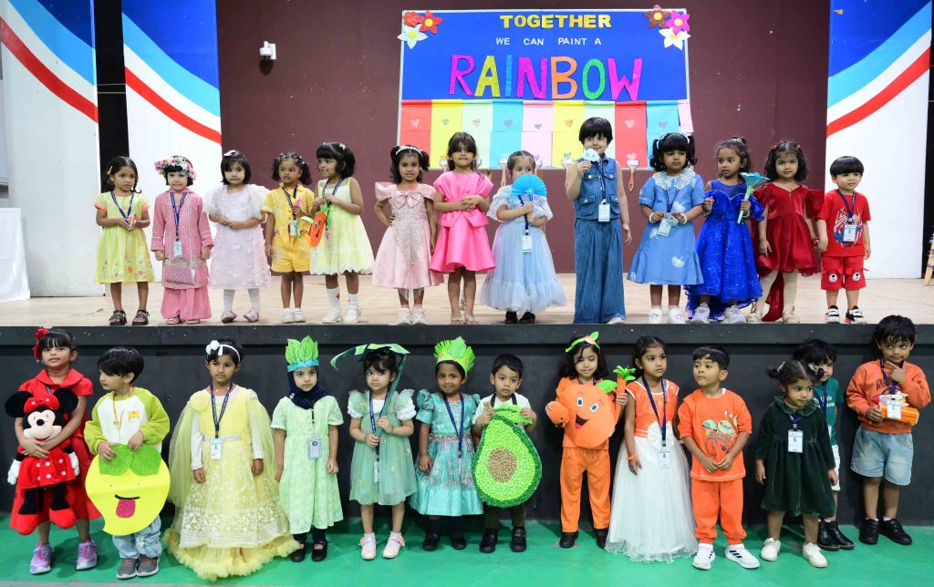 A Splash of Colours: Kindergarten Celebrates Colours Day with Joy and Creativity