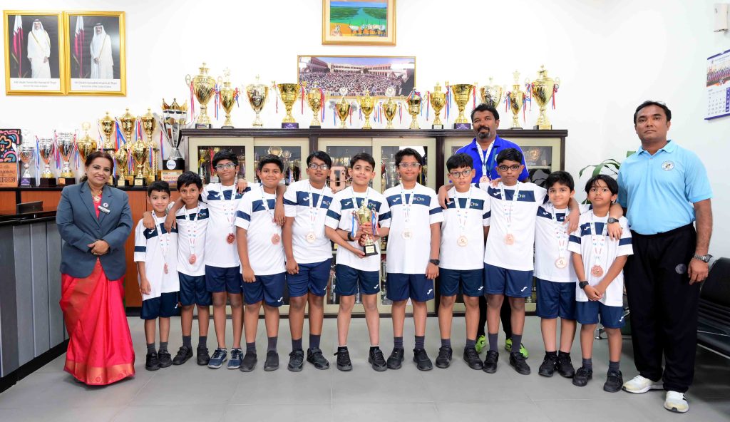 M.E.S CLINCHES BRONZE GLORY IN PRESTIGIOUS QATAR SCHOOL OLYMPIC HANDBALL LEAGUE