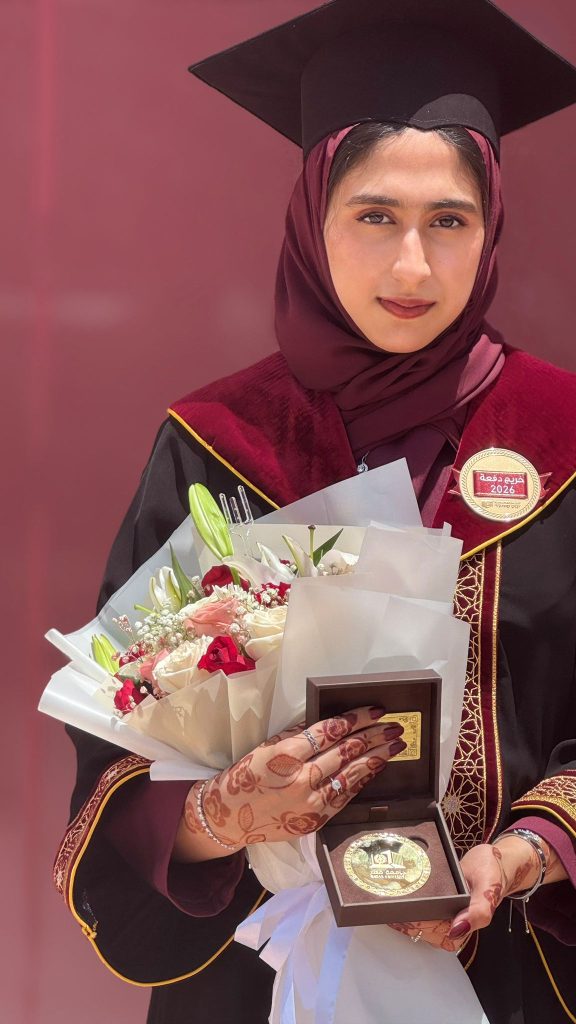 M.E.S ALUMNAE BRING LAURELS WITH PRESTIGIOUS ‘DISTINGUISHED STUDENT’ HONOURS AT QATAR UNIVERSITY’S 49TH GRADUATION CEREMONY