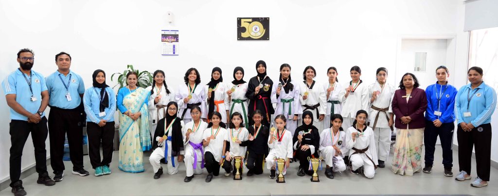 M.E.S EXCELS WITH IMPRESSIVE MEDAL HAUL AT CBSE QATAR CLUSTER TAEKWONDO CHAMPIONSHIP 2026