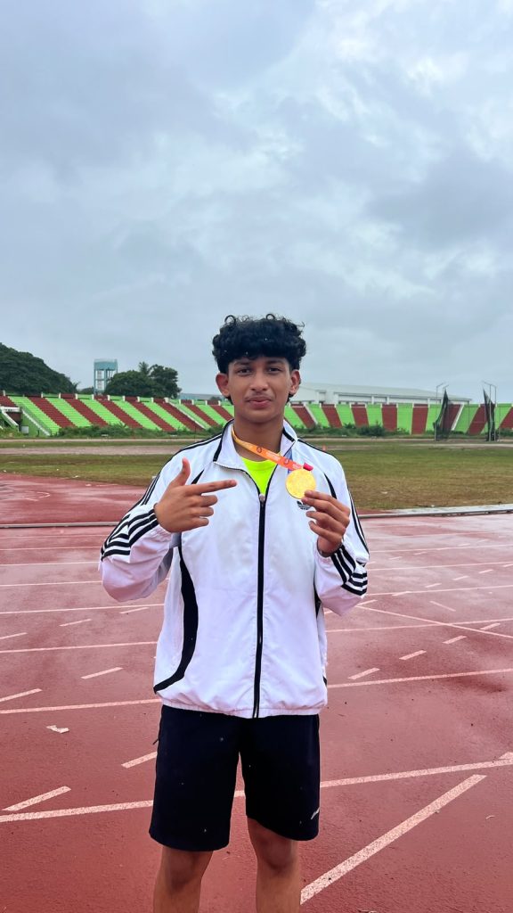 PRIDE OF M.E.S INDIAN SCHOOL – MUHAMMAD FAIZAN WINS GOLD & EARNS KERALA SELECTION