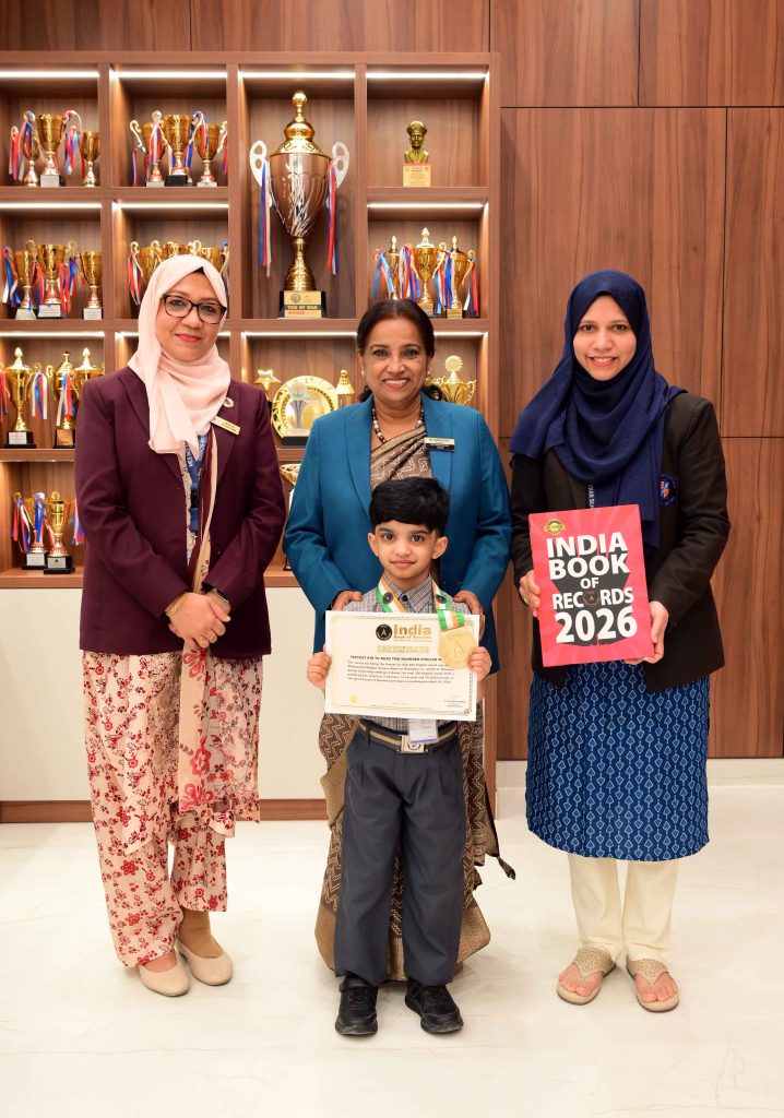 M.E.S KINDERGARTEN PRODIGY SETS IBR RECORD