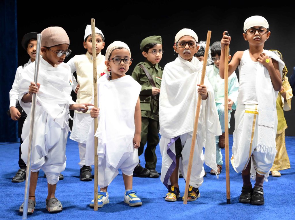 GANDHI’S LEGACY LIVES ON AS YOUNG MINDS AT M.E.S. EMBRACE GANDHIAN VALUES COMMEMORATING GANDHI JAYANTI
